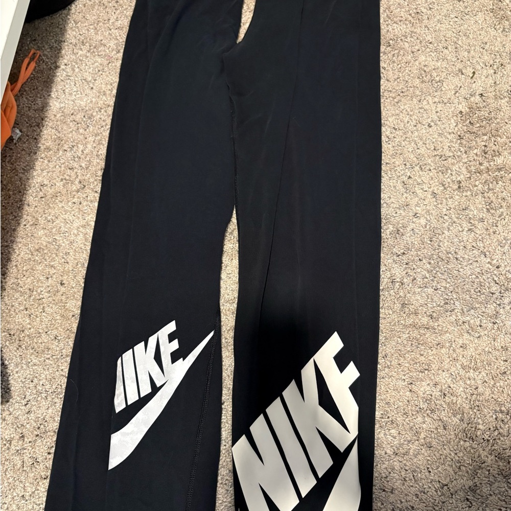 Nike Black Leggings with logo